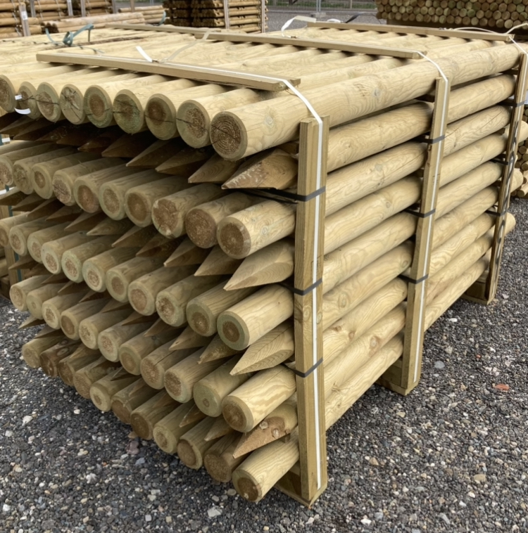 Balenie 99ks Kôl 210cm ø10 sušený impregnovaný